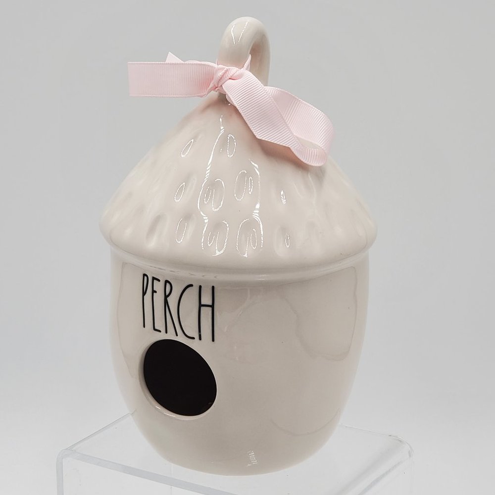 Rae Dunn Acorn Shaped PERCH Birdhouse - NWOT - Picture 6 of 14